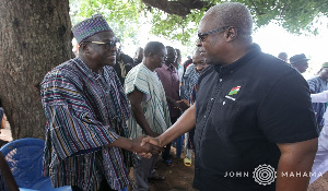 Mahama Greets Bagdin