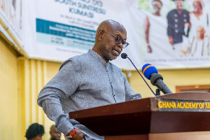 Professor Kwesi Botchwey, delivering the keynote address