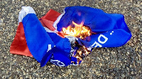 NPP flag burning