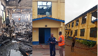 Pentagon dormitory of the Police Training School in Accra