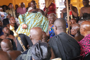 Alan Kyerematen visited Otumfuo on  Manhyia on Monday