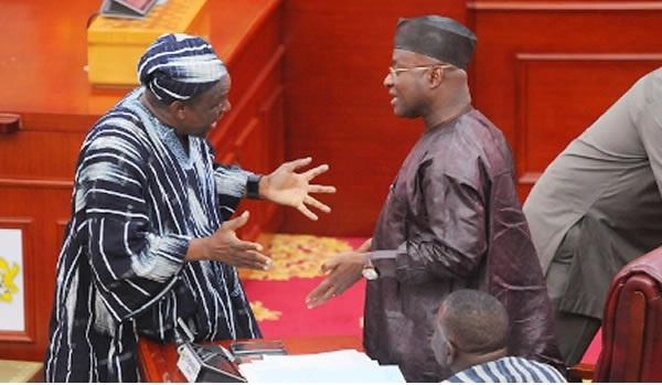 Alban Bagbin with Osei Kyei-Mensah-Bonsu