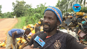 Abubakar, a scarp dealer, has been in the business for 12 years because it is lucrative, he says