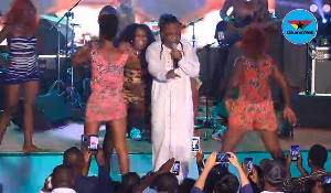 Daddy Lumba turned the venue upside down with a fantastic performance