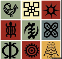 File photo of some Adinkra symbols