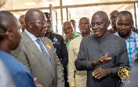 Otumfuo Osei Tutu II, recently paid a visit to various project sites in the Ashanti region