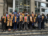 An image of the delegation from Ghana