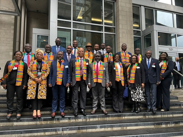 An image of the delegation from Ghana