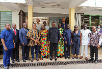 Abu Jinapor and his deputies with members of the board