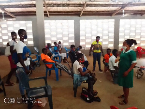 Samata Adogbongo, A Midwife At The Anafobisi Health Centre