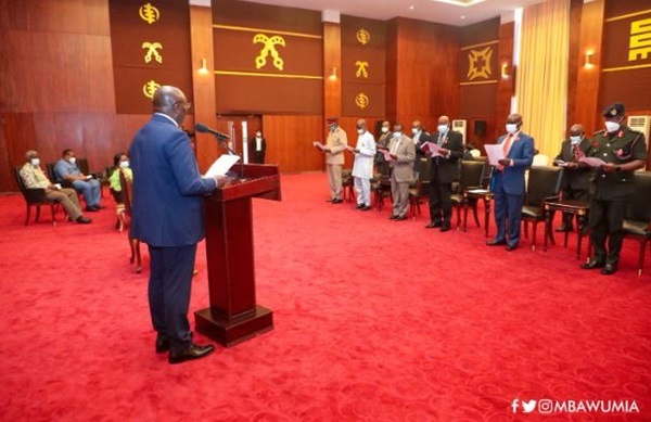 Vice President Dr. Mahamudu Bawumia during the inauguration