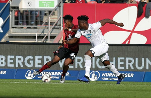 Kassim Nuhu in action for TSG Hoffeinheim