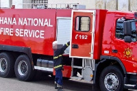 Ghana National Fire Service truck