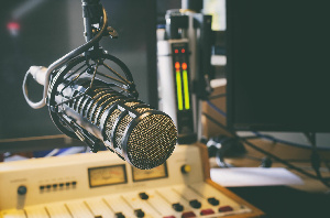 Microphone in a radio studio | File photo