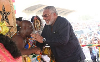 President Akufo-Addo and Former President Jerry John Rawlings