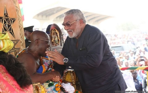 President Akufo-Addo and Former President Jerry John Rawlings