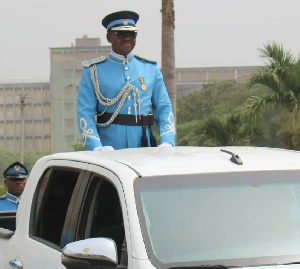 Outgoing Sector Commander, Assistant Commissioner Julius Aweya Kantum (Rtd)