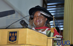 Professor Audrey Gadzekpo is a professor at Ghana's premier University