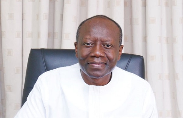 Finance Minister, Mr Ken Ofori-Atta