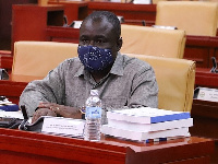 Minister-designate for Transport, Kwaku Ofori Asiamah, during his vetting at Parliament