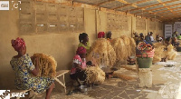 Women weavers in Bolgatanga