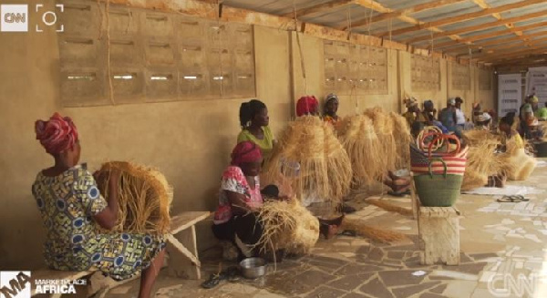 Women weavers in Bolgatanga