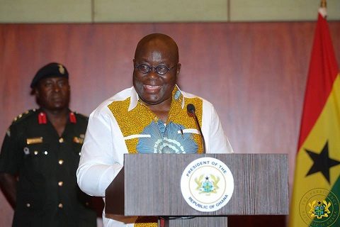 Nana Addo Dankwa Akufo-Addo, President of Ghana speaking at the event