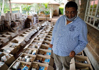 Pankaj Shah, founder of the Team Pankaj aid group Photo Credit: REUTERS/Baz Ratner