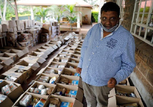 Pankaj Shah, founder of the Team Pankaj aid group Photo Credit: REUTERS/Baz Ratner