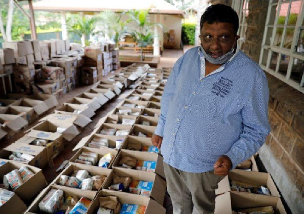 Pankaj Shah, founder of the Team Pankaj aid group Photo Credit: REUTERS/Baz Ratner