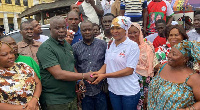 The vehicles were received by Regional Chairman Nana Toku at the Sekondi NDC Regional Head Office