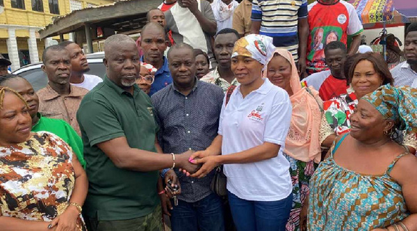 The vehicles were received by Regional Chairman Nana Toku at the Sekondi NDC Regional Head Office