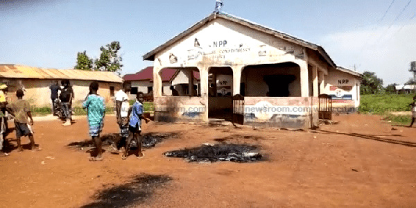 The current state of the party's office in the Wulensi constituency