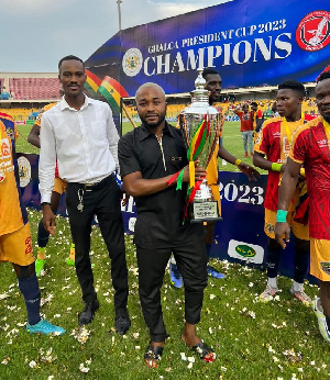 Accra Hearts Of Oak Captain, Gladson Awako