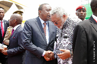 President Kenyatta waited in the sun over 15 minutes for his vehicle