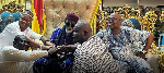 Ga Traditional Council delegation with Sheikh Osmanu Nuhu Sharubutu