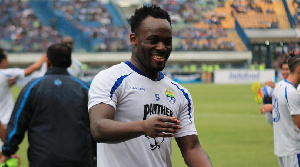 Essien Smiling