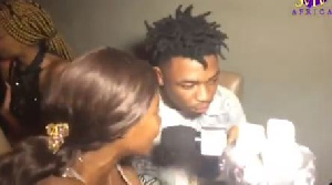 Mayorkun during his interview on SVTV