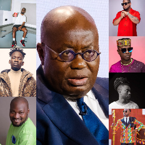 Akufo-Addo follows these celebrities