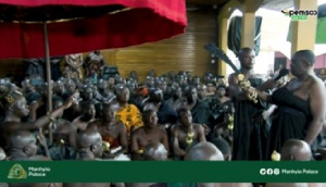 Nsutamanhene Pledging Allegance To The Otumfuo