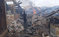 Some part of Asafo market was in flames