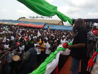 Amissah-Arthur addresses party supporters