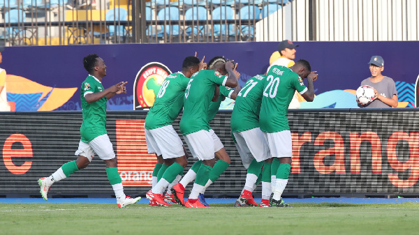 Madagascar in celebration mood after the goal