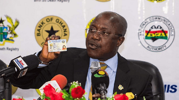 Chief Executive Officer of the National Identification Authority, Professor Ken Attafuah