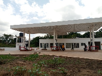 One of the filling stations that was attacked