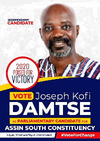 Joseph Kofi Damtse was disqualified in the NPP primaries