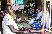 Pregnant women wait for antenatal care at Aromo Health Centre III. File photo