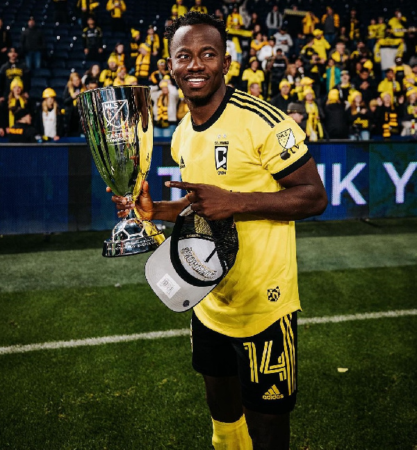 Columbus Crew midfielder Yaw Yeboah