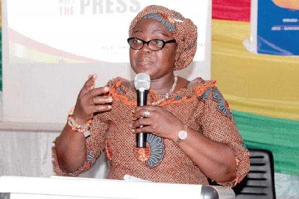 Madam Justina Owusu-Banahene, the Bono Regional Minister