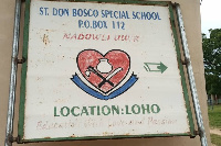 Sign post of St. Don Bosco Special School